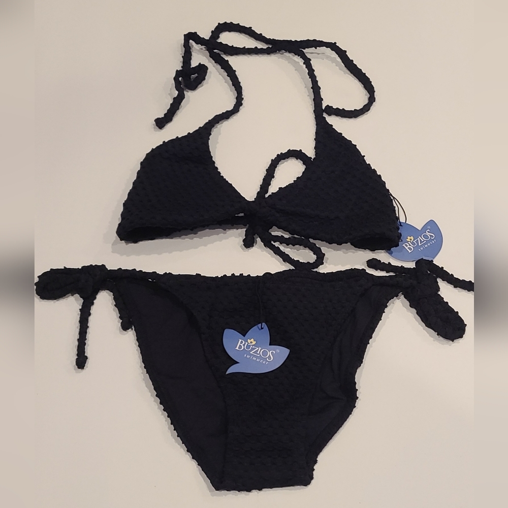 Buzios Brazilian 2pc Black Bikini Set